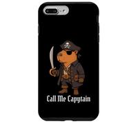 Capybara Call Me Capytain Pirate Animal Lover Ragazzi Ragazze Bambino Custodia per iPhone 7 Plus/8 Plus