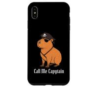 Capybara Call Me Capytain Pirate Animal Lover Ragazzi Ragazze Bambino Custodia per iPhone XS Max