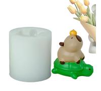 Capybara Candle Mold, Animal-Shaped Candle Mold, Capybara Silicone Mold, Ice Cream Capybara Mold, Silicone Cake Mold for Candles, Resin Statue Mold, Soap Making Mold, Clay Capybara Mold