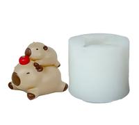 Capybara Candle Mold, Animal-Shaped Ice Cream, 3D Silicone Molds for Candles, Resin Statues, Soap, Clay, s, Chocolate & Candy, 7x7x7.5cm/7.5x7.5x7.7cm/8x8x7.5cm/8.2x7.8x6.8cm