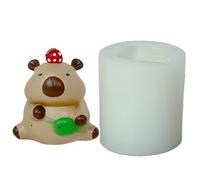 Capybara Candle Mold, Animal-Shaped Ice Cream, 3D Silicone Molds for Candles, Resin Statues, Soap, Clay, s, Chocolate & Candy, 7x7x7.5cm/7.5x7.5x7.7cm/8x8x7.5cm/8.2x7.8x6.8cm
