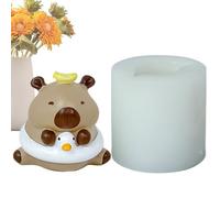 Capybara Candle Mold, Animal-Shaped Ice Cream, 3D Silicone Molds for Candles, Resin Statues, Soap, Clay, s, Chocolate & Candy, 7x7x7.5cm/7.5x7.5x7.7cm/8x8x7.5cm/8.2x7.8x6.8cm