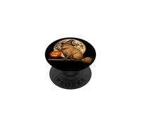 Capybara Cappello da strega Jack O Lanterna zucca Moon scopa PopSockets PopGrip Adesivo