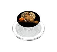 Capybara Cappello da strega Jack O Lanterna zucca Moon scopa PopSockets PopGrip per MagSafe