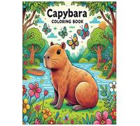Capybara Coloring Book: 50 Fun Capybaras to Color: A World of Relaxation and Fun