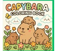 Capybara Coloring Book: Libro para colorear de Capibaras