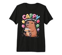Capybara Compleanno, Cappy Birthday To Me, Todays My Birthday Maglietta Premium