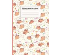 Capybara Composition Notebook: Kawaii Capybara & Stars | 6x9 in | 110 Wide Ruled Pages | Perfect for Journaling, School & Everyday Notes