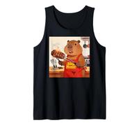 Capybara Cooking Grill BBQ Funny Gift Capybara Canotta