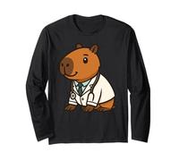 Capybara - Costume da dottore per amanti degli animali, per ragazzi e ragazze Maglia a Manica