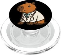 Capybara - Costume da dottore per amanti degli animali, per ragazzi e ragazze PopSockets PopGrip per MagSafe