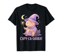 Capybara Costume da Strega di Halloween per i Fan della magia Carina Maglietta