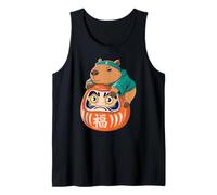 Capybara Costume Giapponese Daruma Bambola Giappone Ragazzi Ragazze Canotta