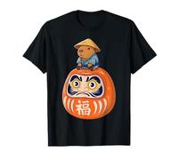 Capybara Costume Giapponese Daruma Bambola Giappone Ragazzi Ragazze Maglietta