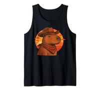 Capybara Cowboy Zen e Deserto Selvaggio Canotta