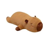 Capybara, cuscino per abbraccio, lungo cuscino per schiena in peluche, morbido supporto laterale per le gambe per dormire, 500 g, il morbido cuscino per la decorazione della camera da del