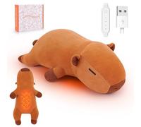 Capybara - Cuscino riscaldante elettrico per crampi mestruali, 35,5 cm, con ventre morbido e caldo, alimentato tramite USB, per alleviare il dolore al collo e alle spalle, regalo di compleanno per