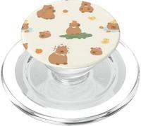 Capybara Cute Capibara E Coccodrillo Kawaii Fiocchi PopSockets PopGrip per MagSafe