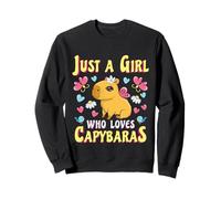 Capybara Cute Capybara Animal Lovers Gift Capybara Girl Felpa