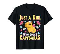 Capybara Cute Capybara Animal Lovers Gift Capybara Girl Maglietta