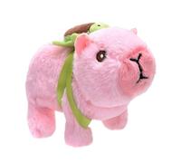 Capybara - Cute Capybara Plush with Turtle Backpack, Electric Interactive Animal Toy | Soft Stuffed Capybara with Moving Turtle Backpack, for Boys Girls Kids Ages 3+ for Fun, Cud