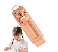 Capybara Cute - da cancellare, 82 x 25 mm, retrattile, con penna, per ufficio, scuola, casa, e leggero, ideale per borsa o astuccio, ideale per ragazzo, studente fan animale