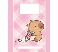 Capybara Cute Notebook: College Ruled Composition Book, 110 Pages