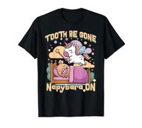 Capybara Cute Unicorns Tooth-Fairy Kids Pigiama Tees Maglietta