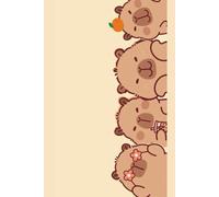 Capybara Cuties: An Adorable Notebook for Capybara Lovers - Cute Lined Journal for Writing, Doodling, and Everyday Notes: Relax, Write & Smile with the World’s Chillest Animal