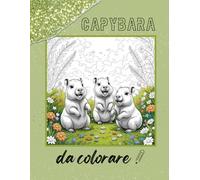 Capybara da colorare