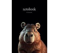 Capybara Design Notebook By Lane Loen: Plane Journal Perfect for Writing Sketching and Drafting (Plus Capybara coloring page)