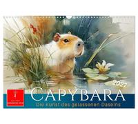 Capybara - die Kunst des gelassenen Daseins (Wandkalender 2027 DIN A3 quer), CAL