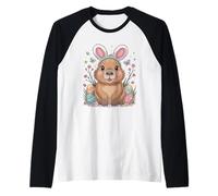 Capybara Easter Bunny Capybaras Maglia con Maniche Raglan