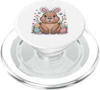 Capybara Easter Bunny Capybaras PopSockets PopGrip per MagSafe