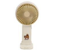 Capybara Electric USB Hand Fans - Mini ventilatore portatile ricaricabile con design capybara , ufficio o uso di viaggio | Raffreddamento personale silenzioso, dispositivo a batteria co