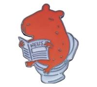 Capybara Famiglia Smalto Pin | Spilla Revers | Gioielli per gli amanti degli animali, Klein, Metallo non prezioso