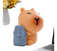 Capybara Figurines Mini,Easter Home Decoration - Holiday Figurine Ornament - for Bookcase Windowsill Bookshelf Display Cabinet Dressing Table Nightstand Bedside Study Bedroom Living Room