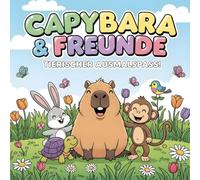 Capybara & Freunde: Tierischer Ausmalspaß, Ein liebevolles Ausmalbuch für Kinder ab 4 Jahren