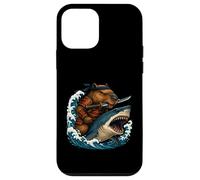 Capybara Giapponese Samurai Shark Amante Animali Giappone Ragazzi Ragazza Custodia per iPhone 12 mini