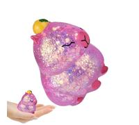 Capybara Glitter Stress Ball - Sensory Squeeze Animal Toy, Soft Material Rebound Design, Fun Shape Texture Relaxing, Fidget Accessory Tool, Stress Ball for Home Office Travel