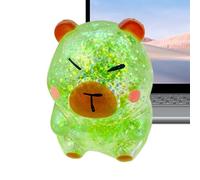 Capybara Glitter Stress Toy | Sensory Squeeze Capybara Fidget | Animal Decompress Toy,for Kids Teens Adults Students Workers Home School Office Party Favors