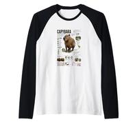 Capybara I Fatti sui roditori più Grandi del Mondo Maglia con Maniche Raglan