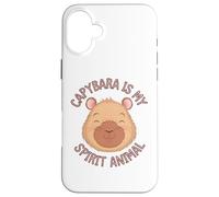 Capybara Is My Spirit Animal Custodia per iPhone 16 Plus