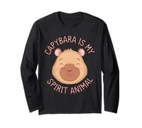 Capybara Is My Spirit Animal Maglia a Manica