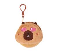 Capybara Keychain - Cute Plush Purse Pendant, Key Ring, Compact Design Durable Stitching Fun Decorative Collectible | Suitable for Backpack Zipper Charm Accessory Everyday Use Teen Adult Gift