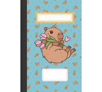 Capybara Lagoon Scribbles - Teal Pastel Notebook for Creative Planning & Silly Sketches: Fun Animal Journal with Matte Cover and 120 Lined Pages for Writers, Thinkers, and Dreamers