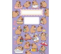 Capybara Lavender Breeze: Pastel Notebook for Journaling, Writing, and Creative Plans: Cute Kawaii Capybara Journal with Matte Softcover and 120 Lined ... Animal Lovers, and Everyday Organization