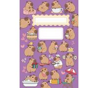 Capybara Lavender Laze: Purple Pastel Notebook for Journaling, Sketching, and Everyday Notes: Kawaii Capybara Journal with Matte Softcover and 120 ... Creatives, Animal Fans, and Organized Moments