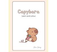 Capybara learn and colour activity book