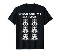 Capybara Lover Check out My 6 Pack Divertente Capy Tee Six #25D37 Maglietta